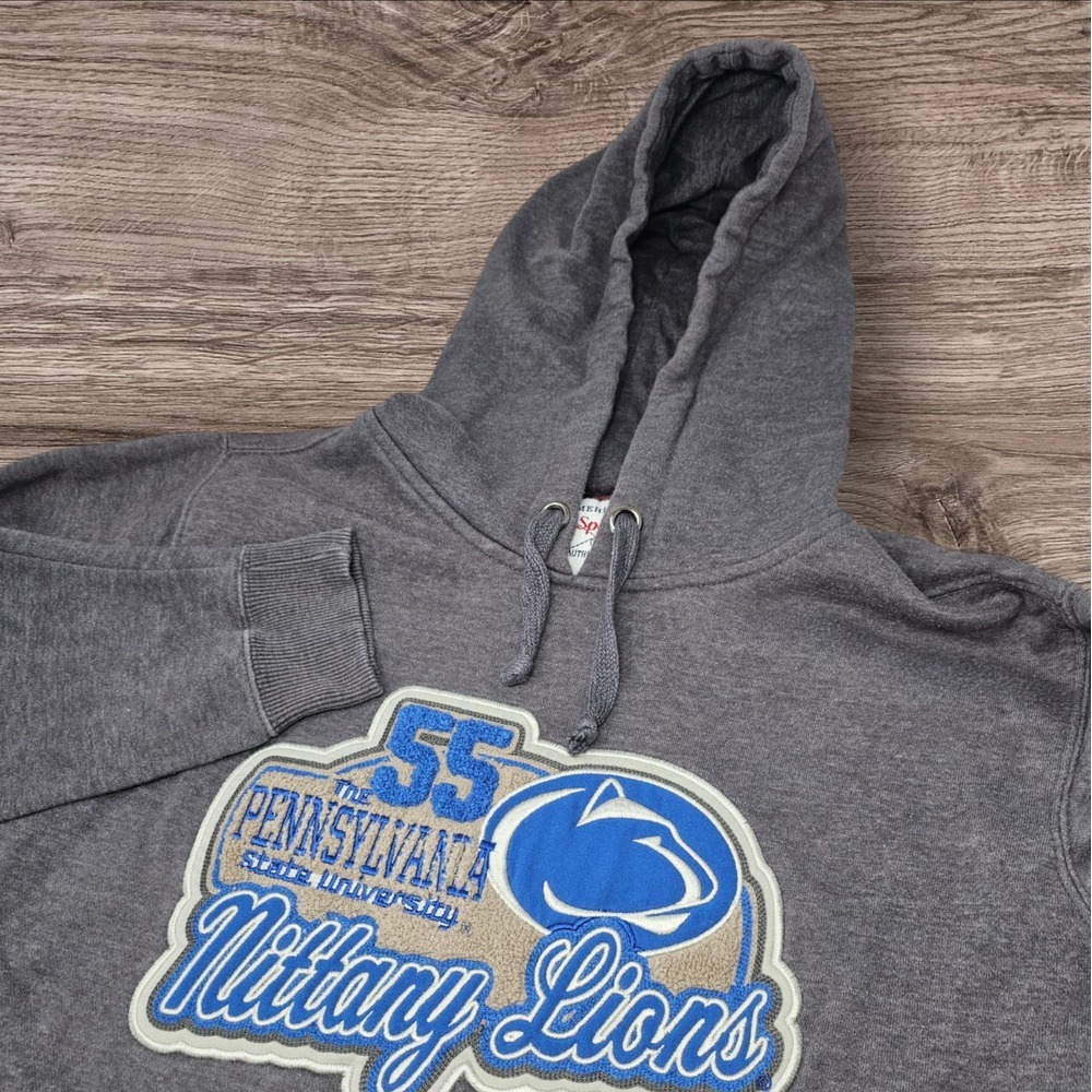 American Classic Sportswear Penn State Nittany Lions Hoodie Gray Size Medium PSU